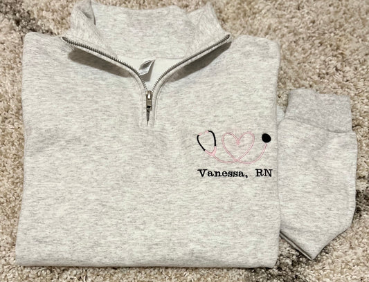 Personalized Stethoscope Sweater (Pre-Order)