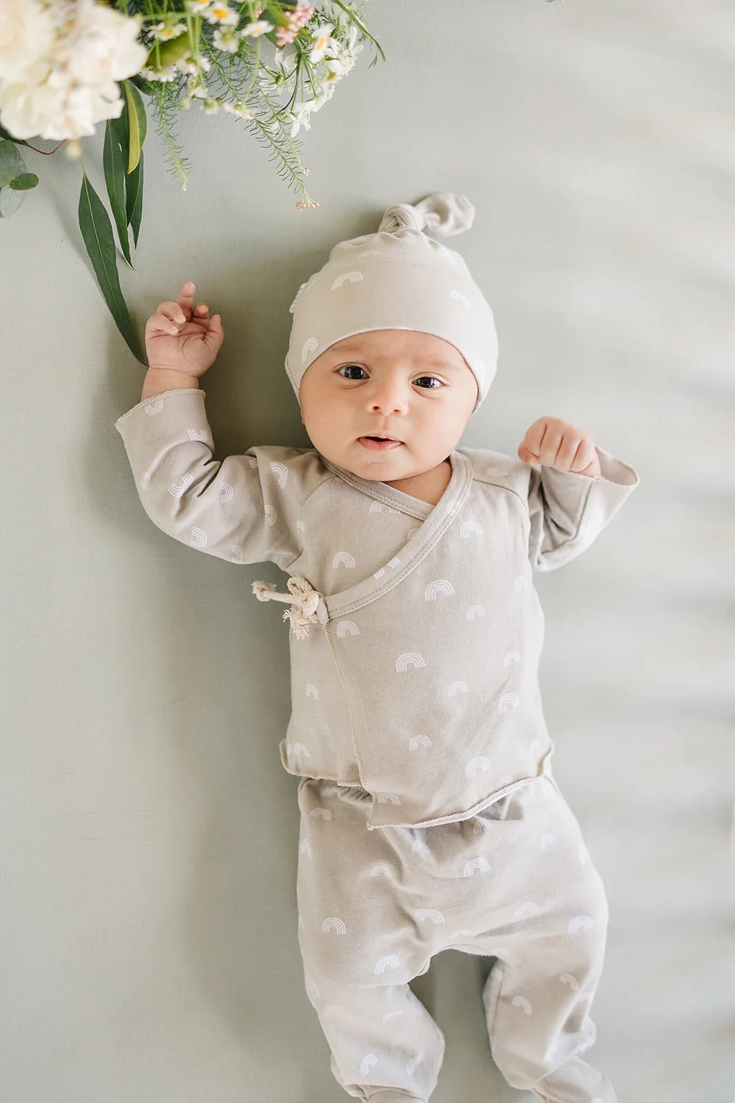 Sand Rainbow Cotton Layette Set