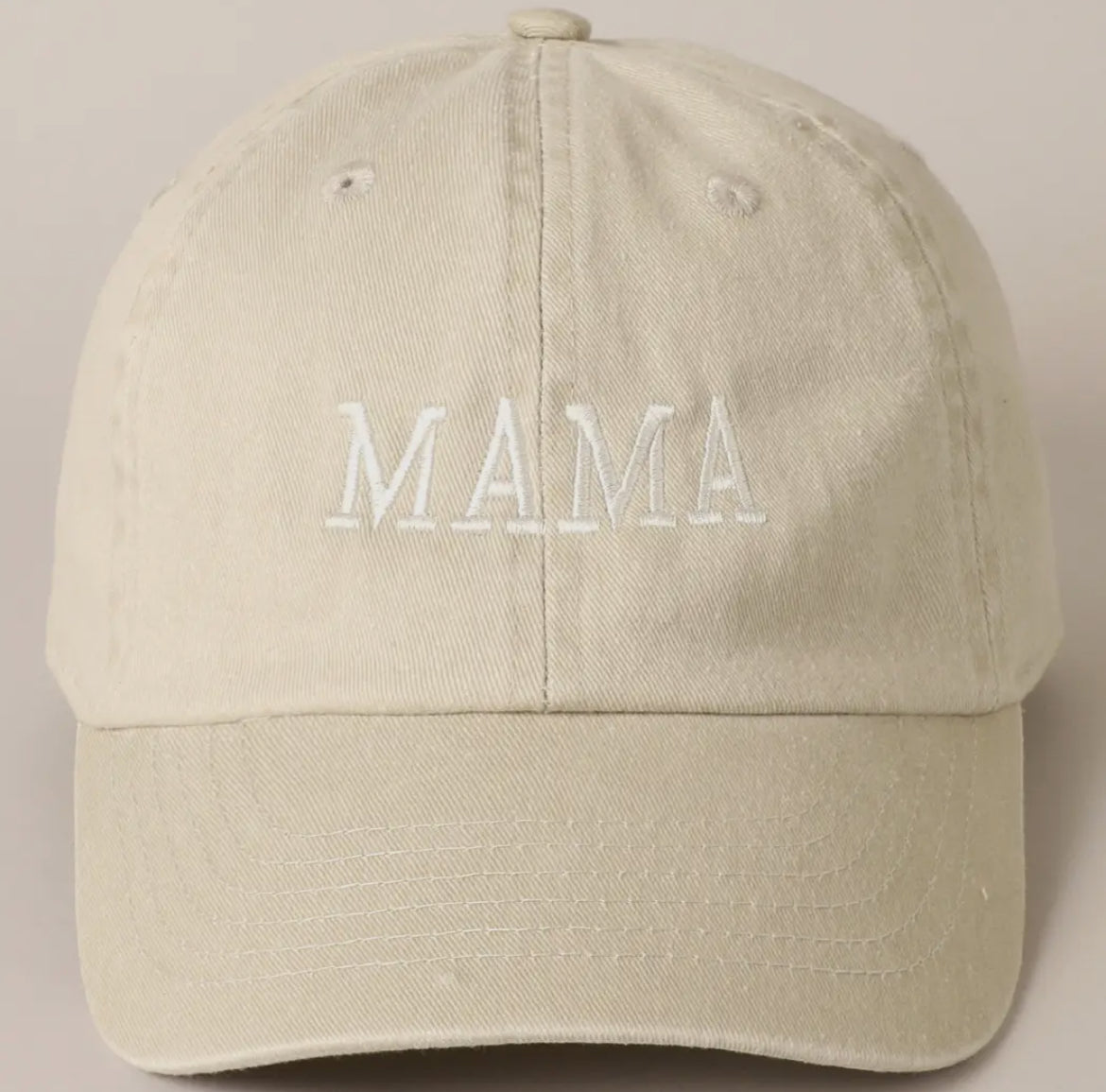 Mama Baseball Cap- TAN (PRE-ORDER)